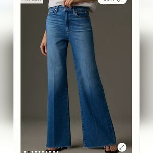 PAIGE Blue Flare & Wide Leg Jeans